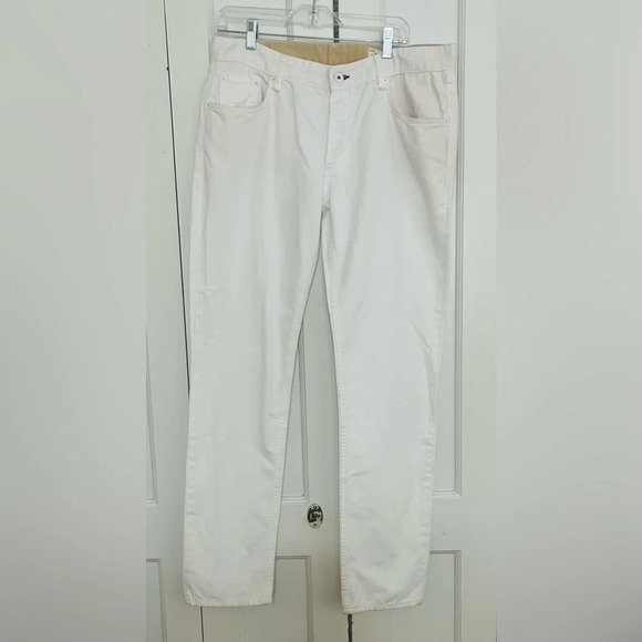 RAG & BONE Piper Low Rise Straight Jeans in Bright White - Picture 5 of 5